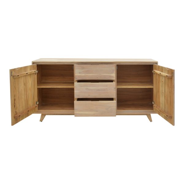 376 000004 4 Emira pakoworld buffet, acacia wood in natural shade, 160x40x80cmIndoor furniture > Buffets
