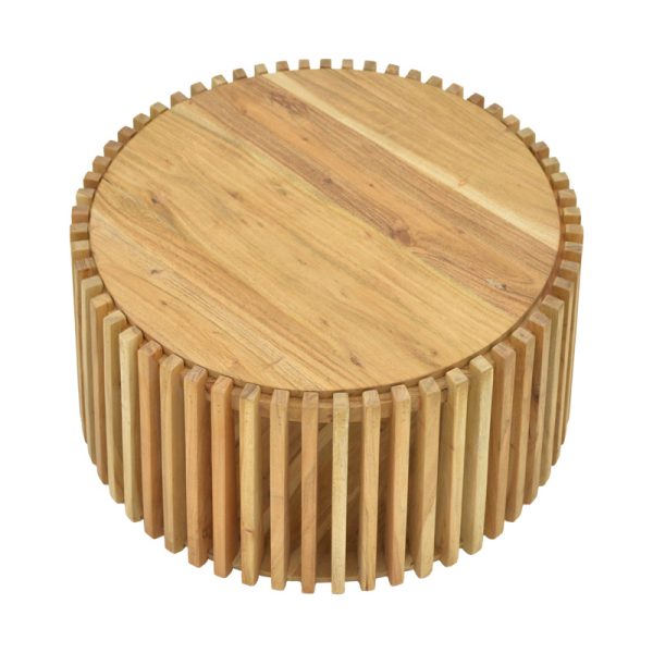 376 000005 2 Table with storage space Nesta pakoworld acacia wood in natural shade Φ70x33cmIndoor furniture > Coffee tables