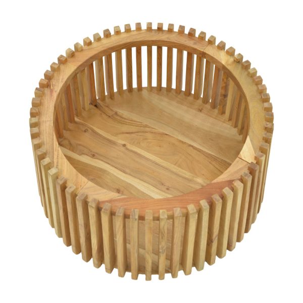 376 000005 4 Table with storage space Nesta pakoworld acacia wood in natural shade Φ70x33cmIndoor furniture > Coffee tables