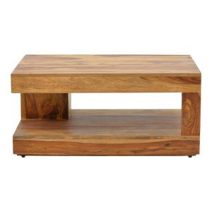 376 000013 2 Volino pakoworld table solid sheesham wood in walnut shade 90x60x40cmIndoor furniture > Coffee tables