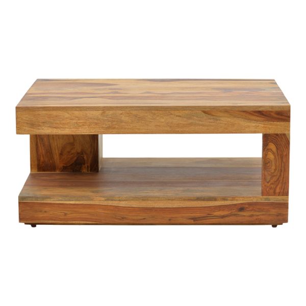 376 000013 2 Volino pakoworld table solid sheesham wood in walnut shade 90x60x40cmIndoor furniture > Coffee tables