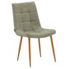 029 000164 Chair Aurora pakoworld PP grey-natural leg 43x48x79cmIndoor furniture > Chairs
