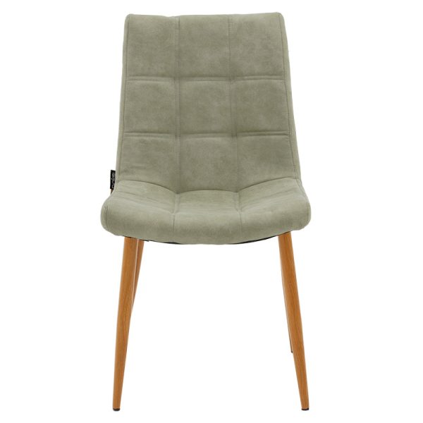 029 000164 3 Chair Nola pakoworld pu gray antique-natural legIndoor furniture > Chairs