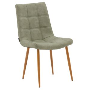 029 000164 Chair Nola pakoworld pu gray antique-natural legIndoor furniture > Chairs