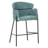 029 000256 Rotating armchair Soreyia pakoworld light grey fabric-black metal leg 63x59x83cmIndoor furniture > Armchairs