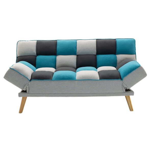 035 000026 3 3 seater sofa-bed Andy pakoworld fabric multicolored 177x91x86cmIndoor furniture > Sofas