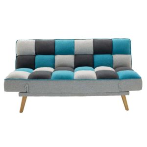 035 000026 4 3 seater sofa-bed Andy pakoworld fabric multicolored 177x91x86cmIndoor furniture > Sofas