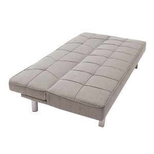 035 000061 3 3 seater sofa-bed Travis pakoworld with fabric in gray color 175x83x74cmIndoor furniture > Sofas