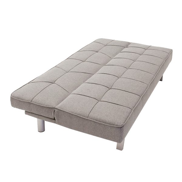 035 000061 3 3 seater sofa-bed Travis pakoworld with fabric in gray color 175x83x74cmIndoor furniture > Sofas