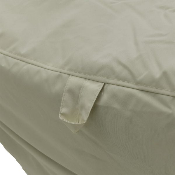056 000078 4 Leandro pakoworld waterproof bean bag-lounger in gray colorIndoor furniture > Bean Bags