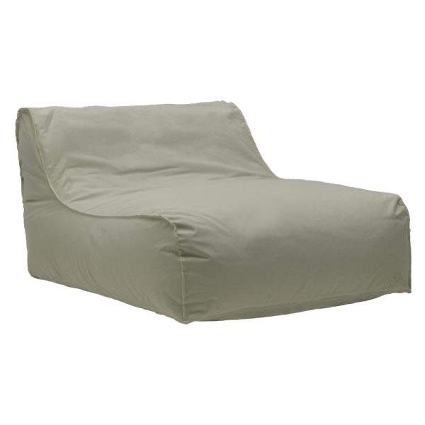 056 000078 Leandro pakoworld waterproof bean bag-lounger in gray colorIndoor furniture > Bean Bags