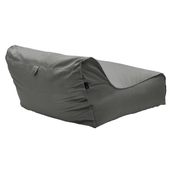 056 000092 2 Leandro pakoworld waterproof bean bag-lounger in dark grey colorIndoor furniture > Bean Bags