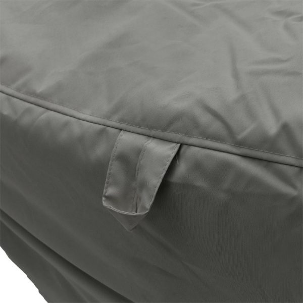 056 000092 4 Leandro pakoworld waterproof bean bag-lounger in dark grey colorIndoor furniture > Bean Bags