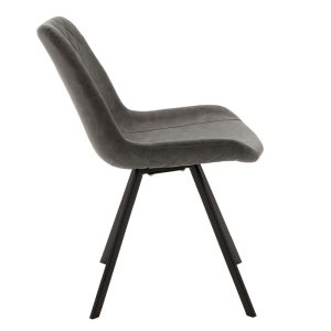 058 000014 3 Chair Orca pakoworld metal black pu anthraciteIndoor furniture > Chairs