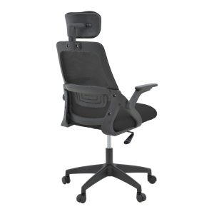 069 000088 2 Office chair Peja pakoworld fabric mesh black 58x60x107-117cmOffice furniture > Labor office chairs