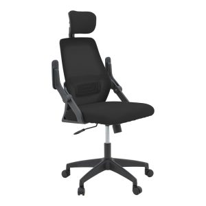 069 000088 3 Office chair Peja pakoworld fabric mesh black 58x60x107-117cmOffice furniture > Labor office chairs
