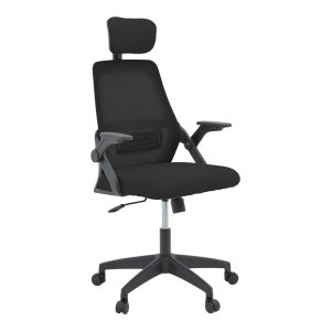 069 000088 Office chair Peja pakoworld fabric mesh black 58x60x107-117cmOffice furniture > Labor office chairs