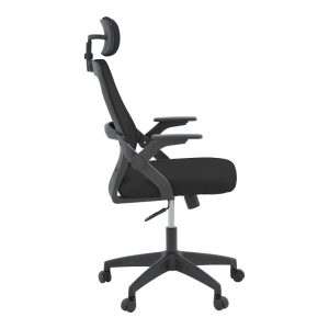 069 000088 4 Office chair Peja pakoworld fabric mesh black 58x60x107-117cmOffice furniture > Labor office chairs