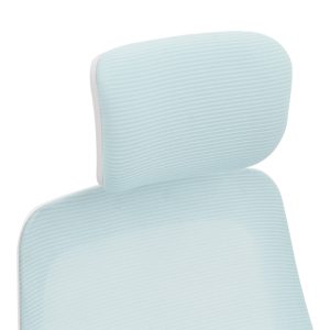 069 000091 4 Office chair Peja pakoworld fabric mesh light blue-frame white 58x60x107-117cmOffice furniture > Office chair for children