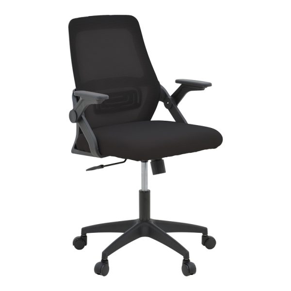 069 000092 Office chair Reji pakoworld fabric mesh black 58x60x89-99cmOffice furniture > Working desk