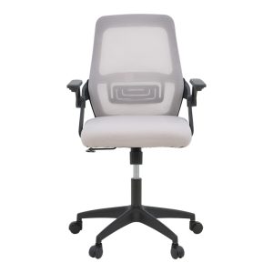 069 000093 3 Office chair Reji pakoworld fabric mesh grey-beige and black frame 58x60x89-99cmOffice furniture > Labor office chairs