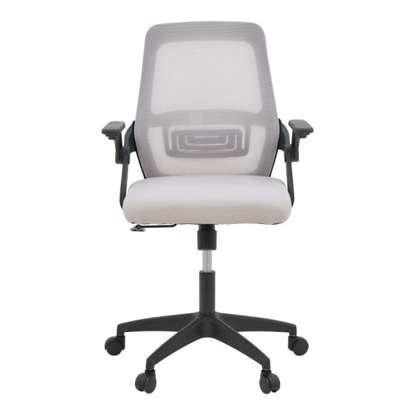 069 000093 3 Office chair Reji pakoworld fabric mesh grey-beige and black frame 58x60x89-99cmOffice furniture > Labor office chairs