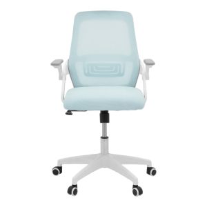 069 000095 3 Office chair Reji pakoworld fabric mesh light blue -frame white 58x60x89-99cmOffice furniture > Office chair for children