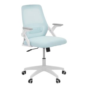 069 000095 Office chair Reji pakoworld fabric mesh light blue -frame white 58x60x89-99cmOffice furniture > Office chair for children