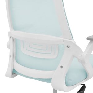 069 000095 4 Office chair Reji pakoworld fabric mesh light blue -frame white 58x60x89-99cmOffice furniture > Office chair for children