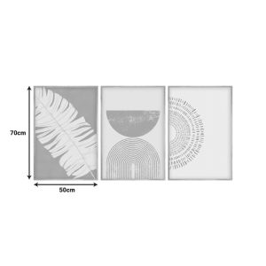 071 001597 2 Canvas painting Terpen I pakoworld triptych with digital printing 50x2x70cmDecoration > Paintings