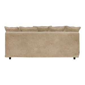074 000023 2 3-seater sofa Interest pakoworld beige fabric with five pillows 196x85x90cmIndoor furniture > Sofas