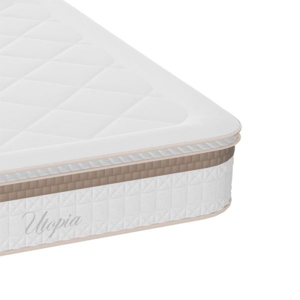 100 000026 2 Utopia pakoworld pocket spring mattress with aloe vera top layer 30-32cm 140x200cmIndoor furniture > Mattresses & Support