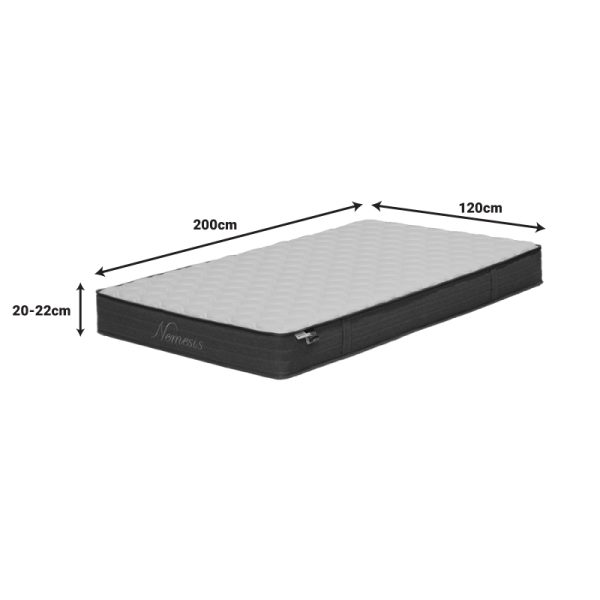 100 000050 3 Nemesis pakoworld pocket spring roll pack double-sided mattress 20-22cm 120x200cmIndoor furniture > Mattresses & Support