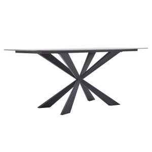 101 000090 2 Viano table pakoworld sintered stone light gray-black 180x85x76cmIndoor furniture > Dining Tables