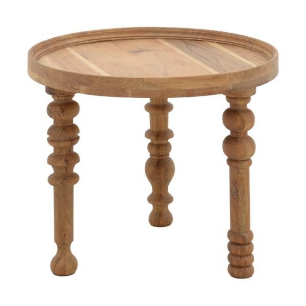 113 000029 2 Side tables set 2pcs Kelly pakoworld solid acacia wood naturalBOHO CHIC > Coffee Tables