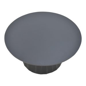 113 000053 2 Canicule I pakoworld table, solid acacia wood in black shade, D80x40cmIndoor furniture > Coffee tables