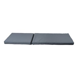 152 000094 3 Vertian pakoworld cushion textilene in dark grey color 194x58x7cmOutdoor furniture > Sunbed cushions