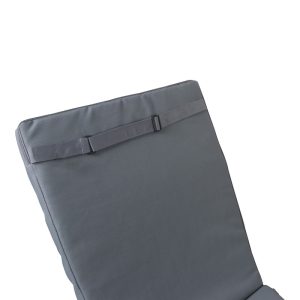 152 000094 4 Vertian pakoworld cushion textilene in dark grey color 194x58x7cmOutdoor furniture > Sunbed cushions