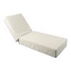 152 000096 Vertian pakoworld cushion textilene in dark grey color 194x58x10cmOutdoor furniture > Sunbed cushions