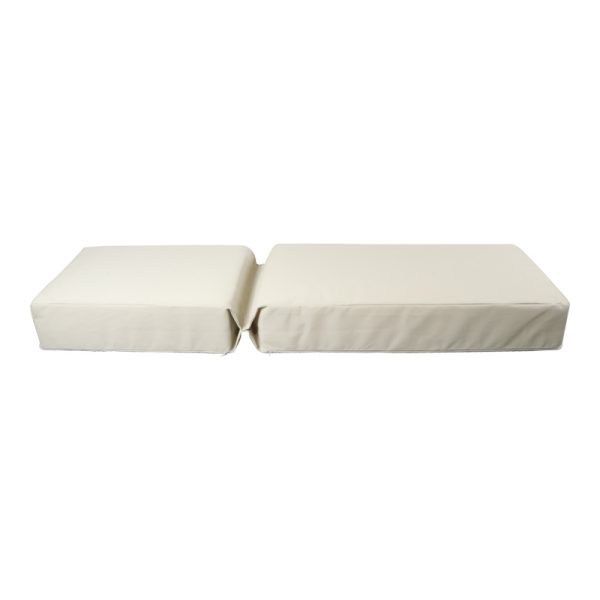 152 000096 3 Vertian pakoworld cushion textilene in dark grey color 194x58x20cmOutdoor furniture > Sunbed cushions