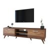 182 000003 TV unit Sabian pakoworld in sonoma 180x35x48,5cmIndoor furniture > TV stands