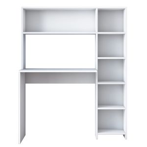 182 000033 4 Desk with libradry Janson pakoworld white 113x40x142cmOffice furniture > Working desk