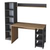 182 000048 Work desk-chest of drawers Sophia pakoworld natural 116x57x72cmOffice furniture > Working desk
