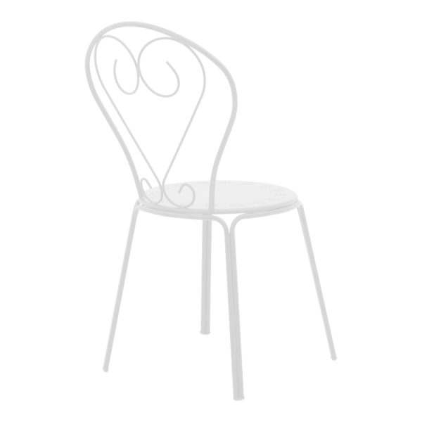 200 001136 2 Watson-Chari pakoworld dining set 3pcs metal in white shadeOutdoor furniture > Garden food table