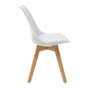200 001245 3 Dining table set of 3 pieces Manka-Gaston pakoworld in white color 80x80x77cmIndoor furniture > Dinning sets