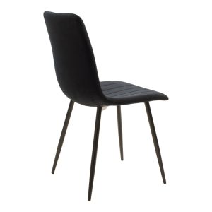 200 001258 2 Julita-Noor pakoworld dining table set of 5 pcs MDF black-natural legs Φ80x73cmIndoor furniture > Dinning sets