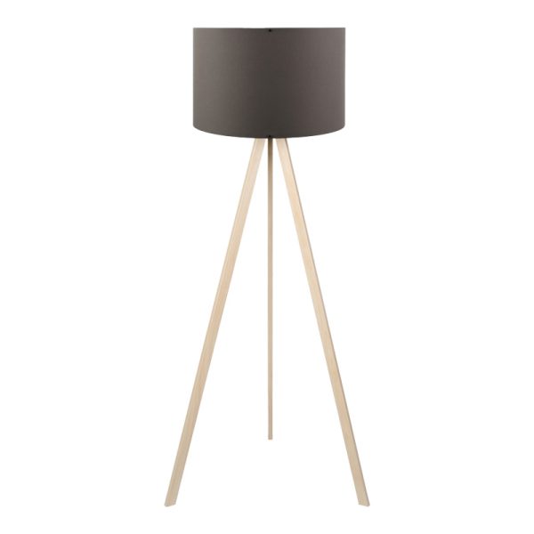 202 000170 Floor lamp PWL-1060 pakoworld Ε27 natural-antharcite D38x140cmLighting > Floor