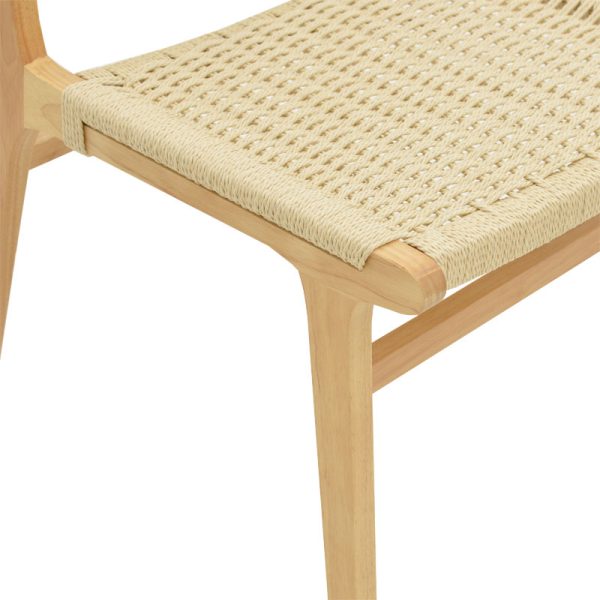 263 000007 4 Chair Julien pakoworld natural rubberwood-natural rope 61x54x85cmBOHO CHIC > Chairs and Armchairs