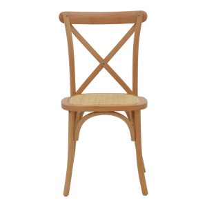 263 000020 3 Chair Dylon pakoworld stackable walnut beech wood-natural rattan seat 48x52x89cmBOHO CHIC > Chairs and Armchairs