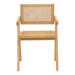 263 000022 3 Armchair Winslow pakoworld natural rubberwood 52x59x79cmBOHO CHIC > Chairs and Armchairs